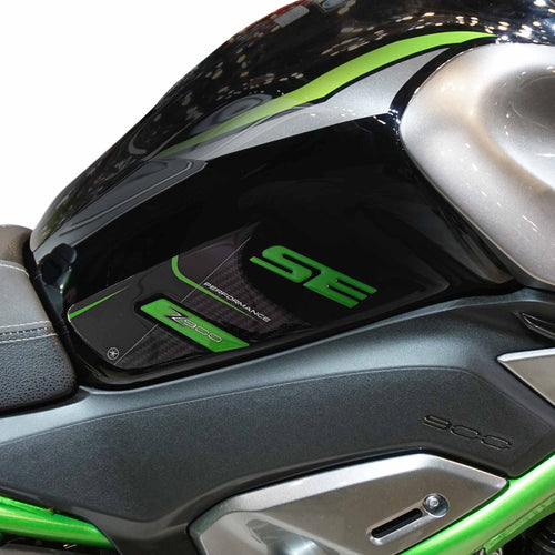 Adesivi Protezioni Laterali Serbatoio compatibili con Kawasaki Z900 SE 2022-25