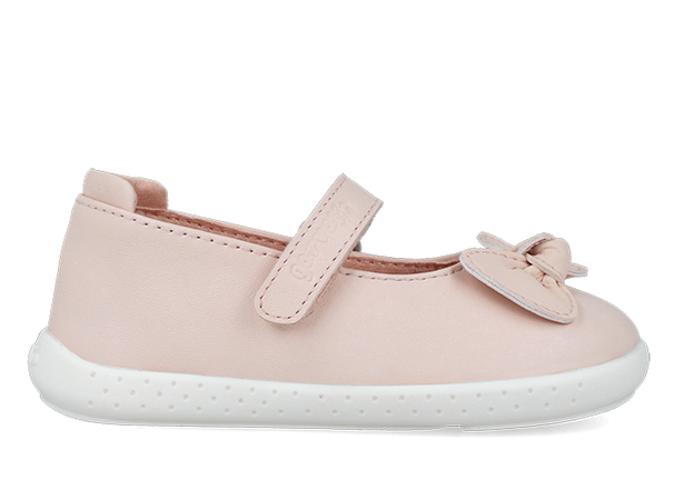 Bebè bambina barefoot primi passi rosa Garvalin