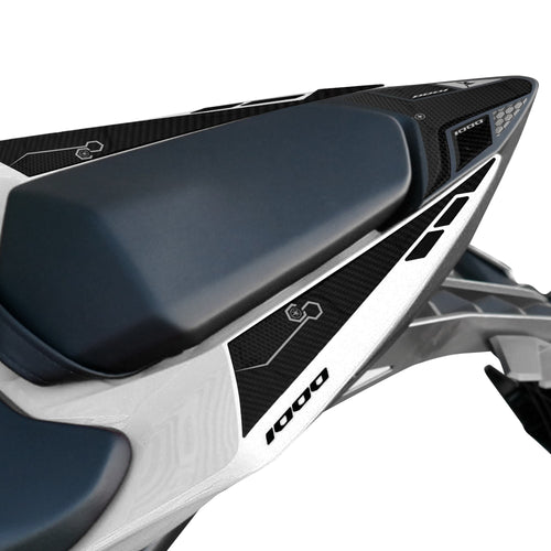 Adesivi 3D Protezioni Posteriori Codino compatibili con Honda Hornet 1000 2025