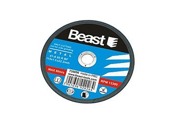 DISCO DA TAGLIO PER METALLO ACCIAIO E ACCIAIO INOSSIDABILE ALTA QUALITA' BEAST