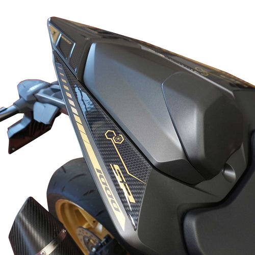 Adesivi 3D Protezioni Posteriori Codino compatibili con Honda Hornet 1000 2025