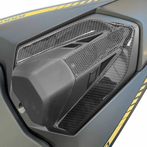 Adesivi 3D Protezioni Sedile Posteriore compatibili con Honda Hornet 1000 2025