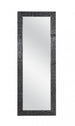 MOBILI2G - Specchiera laccata nera lucida rettangolare- Misure: l.78 x h.98 x p.2,5