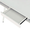 Scrivania Multifunzione con Lavagna Magnetica Cassetto 127.5x60cm Legno Bianco