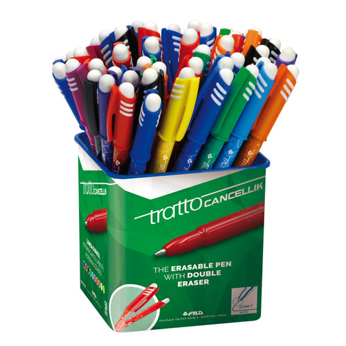 Barattolo 50 Penna Sfera Cancellabile Cancellik 1,0Mm Col. Assortiti Tratto