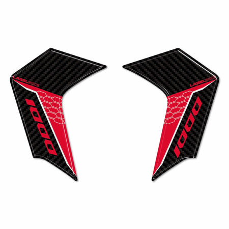 Adesivi 3D Protezioni Parasteli Parafango compatibili con Honda Hornet 1000 2025