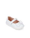 Bebè bambina barefoot primi passi bianco Garvalin
