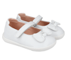 Bebè bambina barefoot primi passi bianco Garvalin