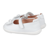 Bebè bambina barefoot primi passi bianco Garvalin
