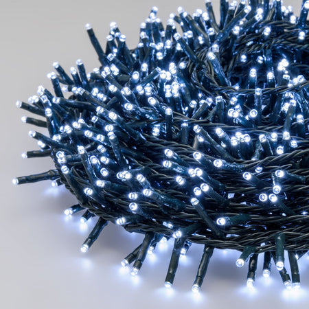 Catena luminosa lineare con 1000 MiniLED da 30 m decorazione natalizia da esterno