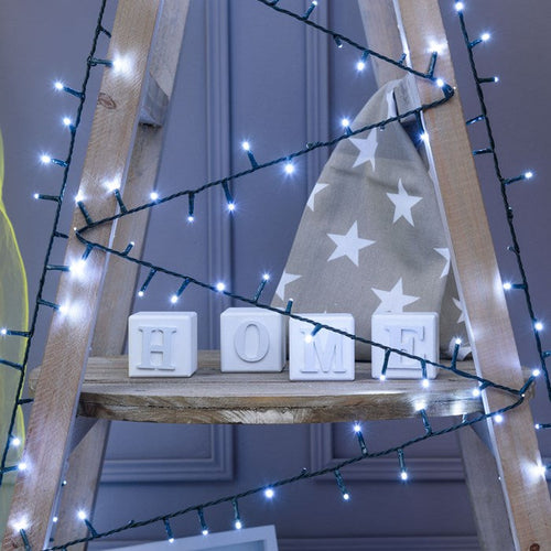 Catena luminosa lineare con 1000 MiniLED da 30 m decorazione natalizia da esterno