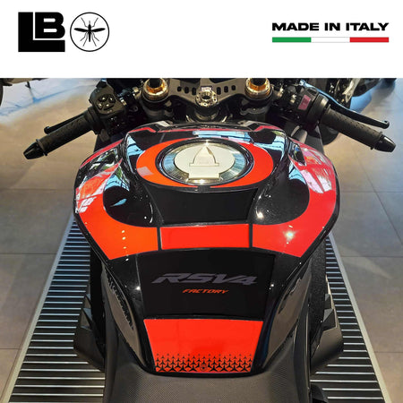 Adesivo Paraserbatoio Protezione moto compatibile con Aprilia RSV4 Factory 2025