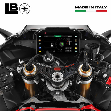 Adesivo Piastra Protezione Sterzo moto compatibile con Aprilia RSV4 Factory 2025