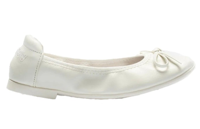 Scarpe Ballerine bambina bianco cerimonia Lelli Kelly