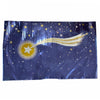 Carta cielo stellato per presepe Stella Cometa sfondo paesaggio 70 x 100 cm
