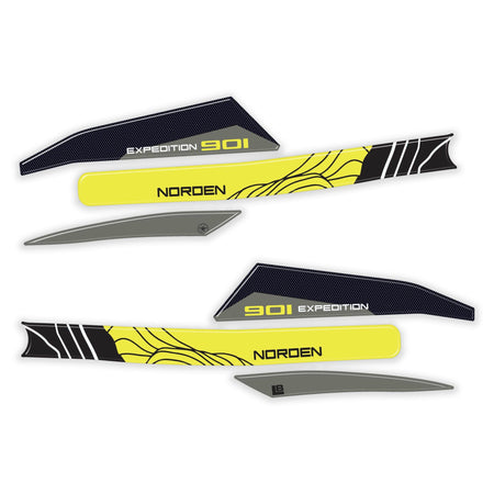 Protezioni Paramani moto Adesivi 3D compatibili con Husqvarna Norden 901 2025