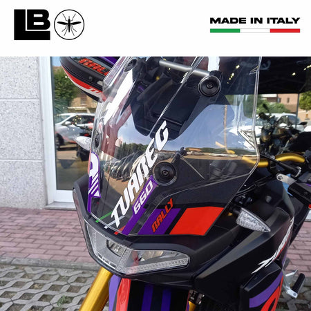 Adesivo 3D Protezione Cupolino moto compatibile con Aprilia Tuareg Rally 660