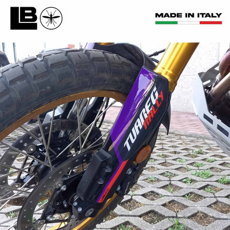 Adesivi 3D Protezioni Parasteli moto compatibili con Aprilia Tuareg Rally 660