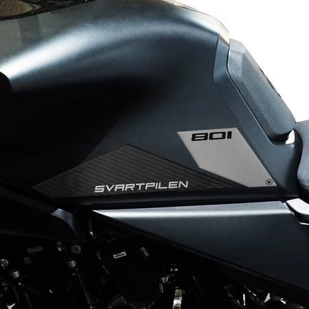 Adesivi Gel 3D Laterali Serbatoio moto compatibili con Husqvarna Svartpilen 801