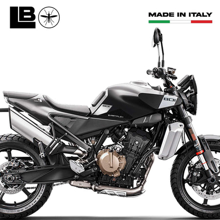 Adesivi Gel 3D Laterali Serbatoio moto compatibili con Husqvarna Svartpilen 801