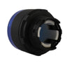 Pulsante luminoso rasato blu Aleyay