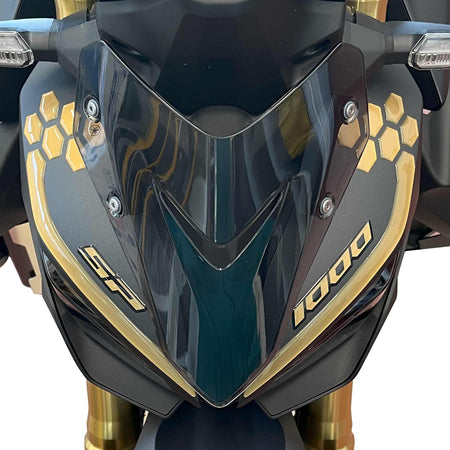 Adesivi Gel 3D Protezioni Muso Frontale compatibili con Honda Hornet 1000 2025