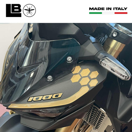 Adesivi Gel 3D Protezioni Muso Frontale compatibili con Honda Hornet 1000 2025