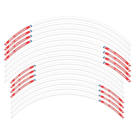Kit strisce adesive cerchi compatibili con Moto Guzzi Stelvio Duecento Tributo