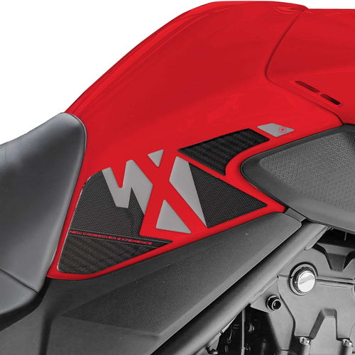 Adesivi 3D Protezioni Laterali Serbatoio compatibili con Honda NX500 2024-2025