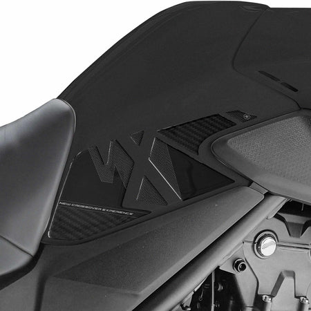 Adesivi 3D Protezioni Laterali Serbatoio compatibili con Honda NX500 2024-2025