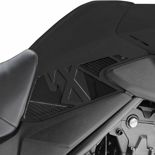 Adesivi 3D Protezioni Laterali Serbatoio compatibili con Honda NX500 2024-2025