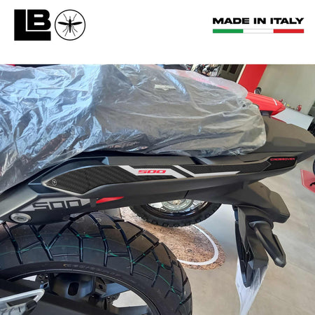 Adesivi 3D Protezioni Maniglie Passeggero compatibili con Honda NX500 2024-2025