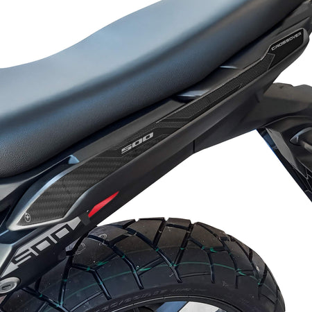 Adesivi 3D Protezioni Maniglie Passeggero compatibili con Honda NX500 2024-2025