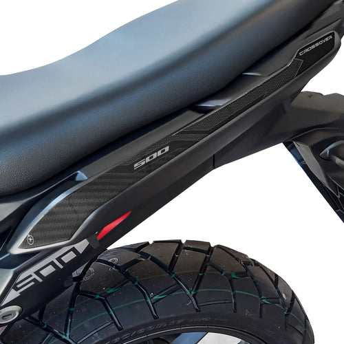 Adesivi 3D Protezioni Maniglie Passeggero compatibili con Honda NX500 2024-2025