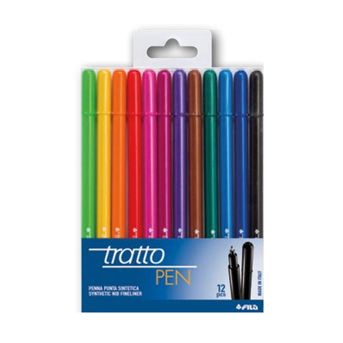 Busta 12 Pennarello Tratto Pen New Metal