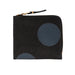 COMME DES GARCONS WALLET Rubber Dot Wallet in Black/Grey da donna