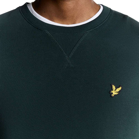 Lyle & Scott felpa dark green ML424VOG
