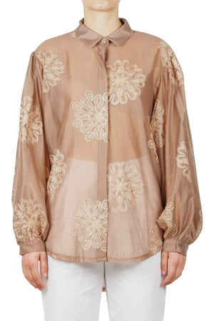 LA FEMME BLANCHE La Femme Blanche - Camicia - 451680 - Cammello da donna