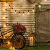 Catena luminosa Party con 20 lampade a led decorazione per veranda e giardino