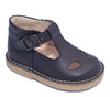 Scarpe con occhietti blu in vera pelle Kid's Heaven
