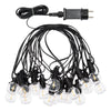 Catena luminosa con 20 lampadine a led decorazione per giardino 9,5 mt