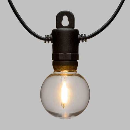 Catena luminosa con 20 lampadine a led decorazione per giardino 9,5 mt