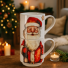 Tazza di Natale in porcellana per decorazioni natalizie 265 ml set da 2