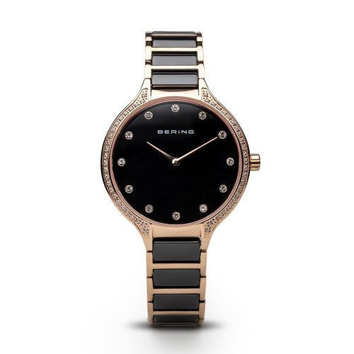 Bering Orologio Sale oro rosa brilliante