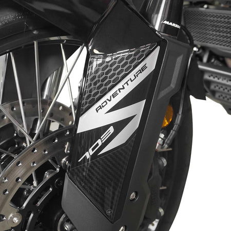 Adesivi 3D Protezioni Parasteli Parafango moto compatibili con Zontes 703F 2025