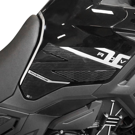 Adesivi 3D Protezioni Laterali Serbatoio moto compatibili con Zontes 703F 2025