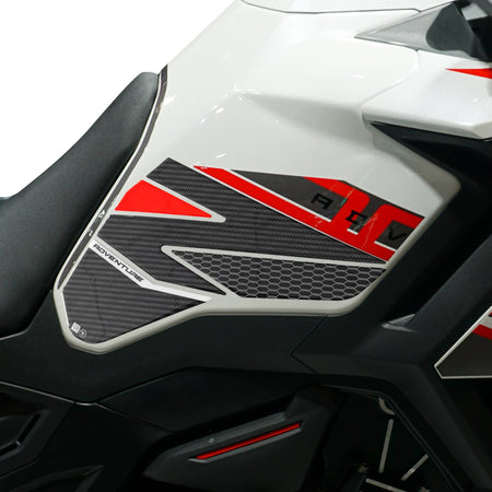 Adesivi 3D Protezioni Laterali Serbatoio moto compatibili con Zontes 703F 2025