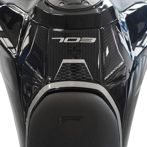 Adesivo Gel 3D Paraserbatoio Protezione moto compatibile con Zontes 703F 2025