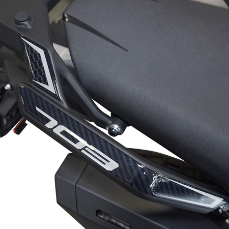 Adesivi Gel 3D Protezioni Maniglie Passeggero compatibili con Zontes 703F 2025