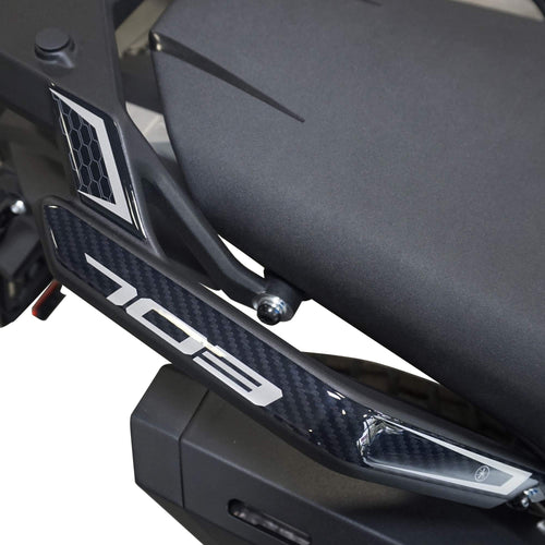 Adesivi Gel 3D Protezioni Maniglie Passeggero compatibili con Zontes 703F 2025